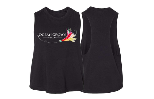 Fishing Lure Crop Tank