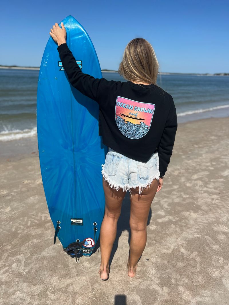 Ocean Grown Surf Crop Sweatshirt