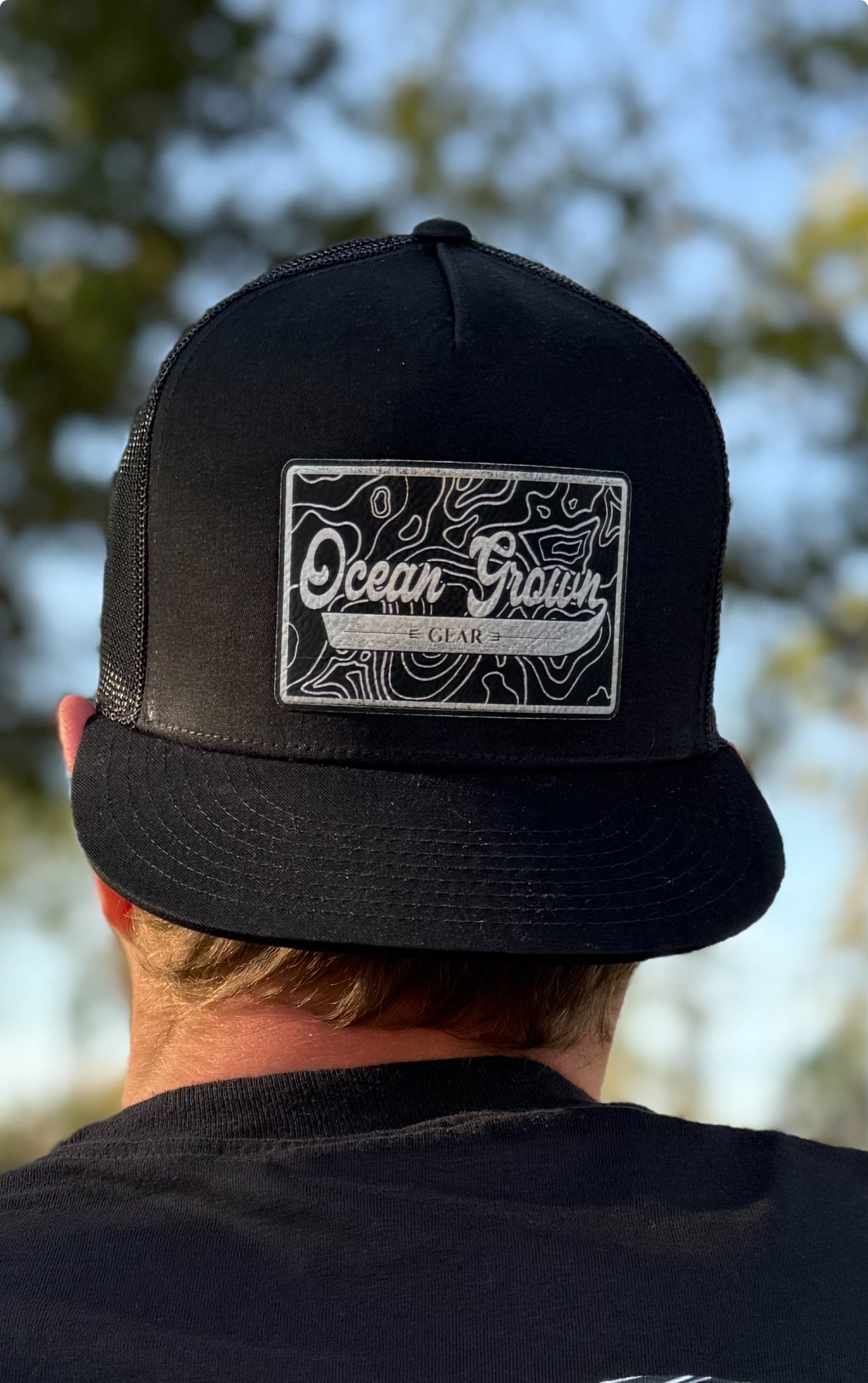 OG Grid Leather Patch