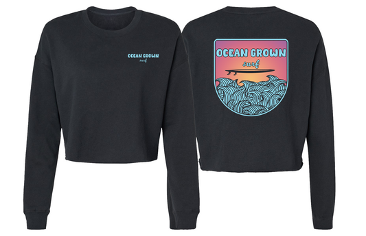 Ocean Grown Surf Crop Sweatshirt