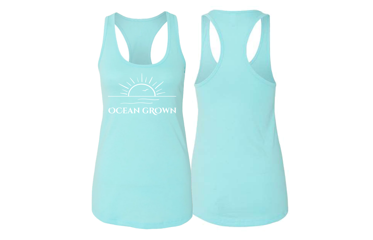 Ocean Grown Sunset Racerback Tank