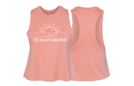 Ocean Grown Sunset Crop Tank