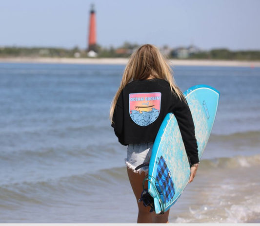 Ocean Grown Surf Crop Sweatshirt