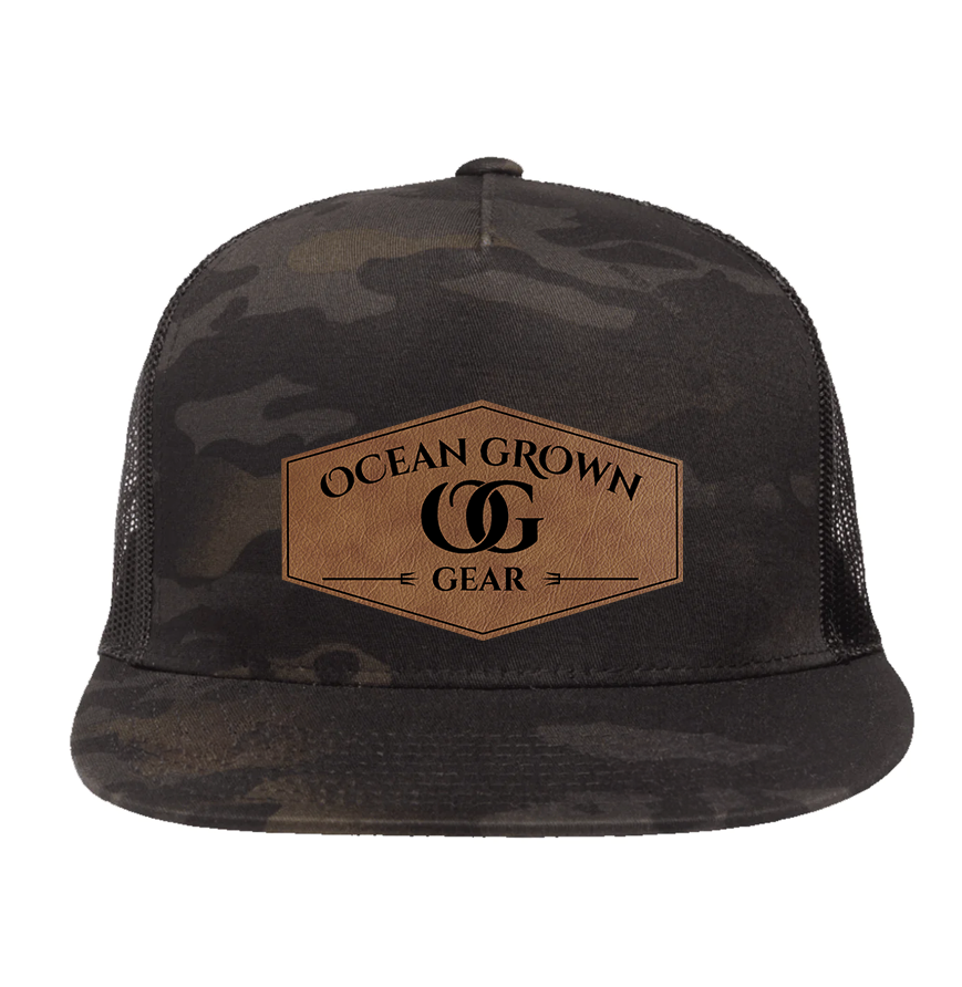 Dark Camo OG Icon Leather Patch