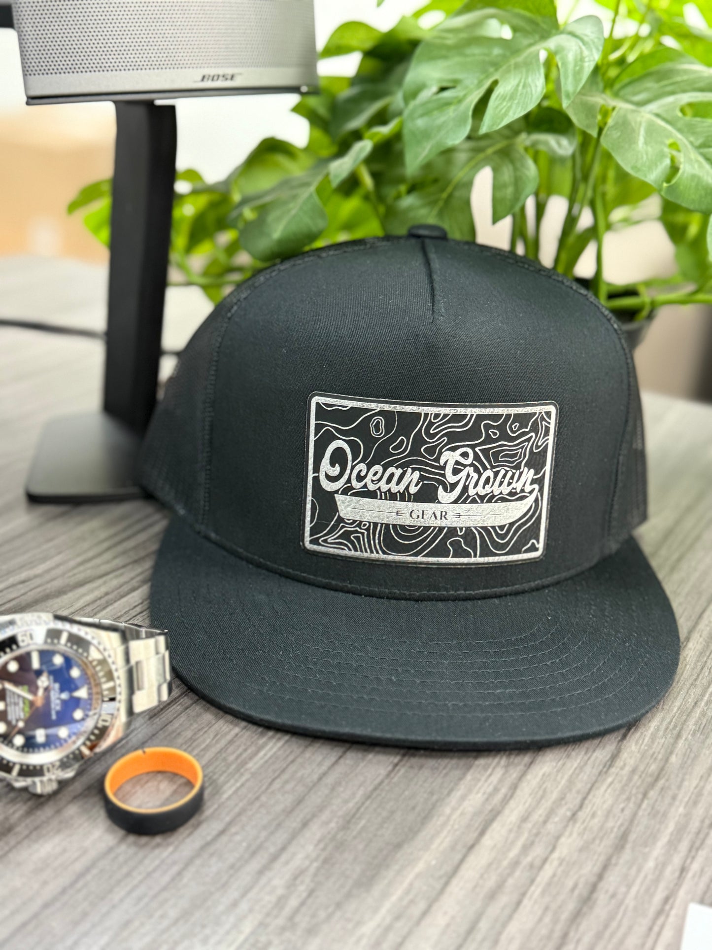 OG Grid Leather Patch