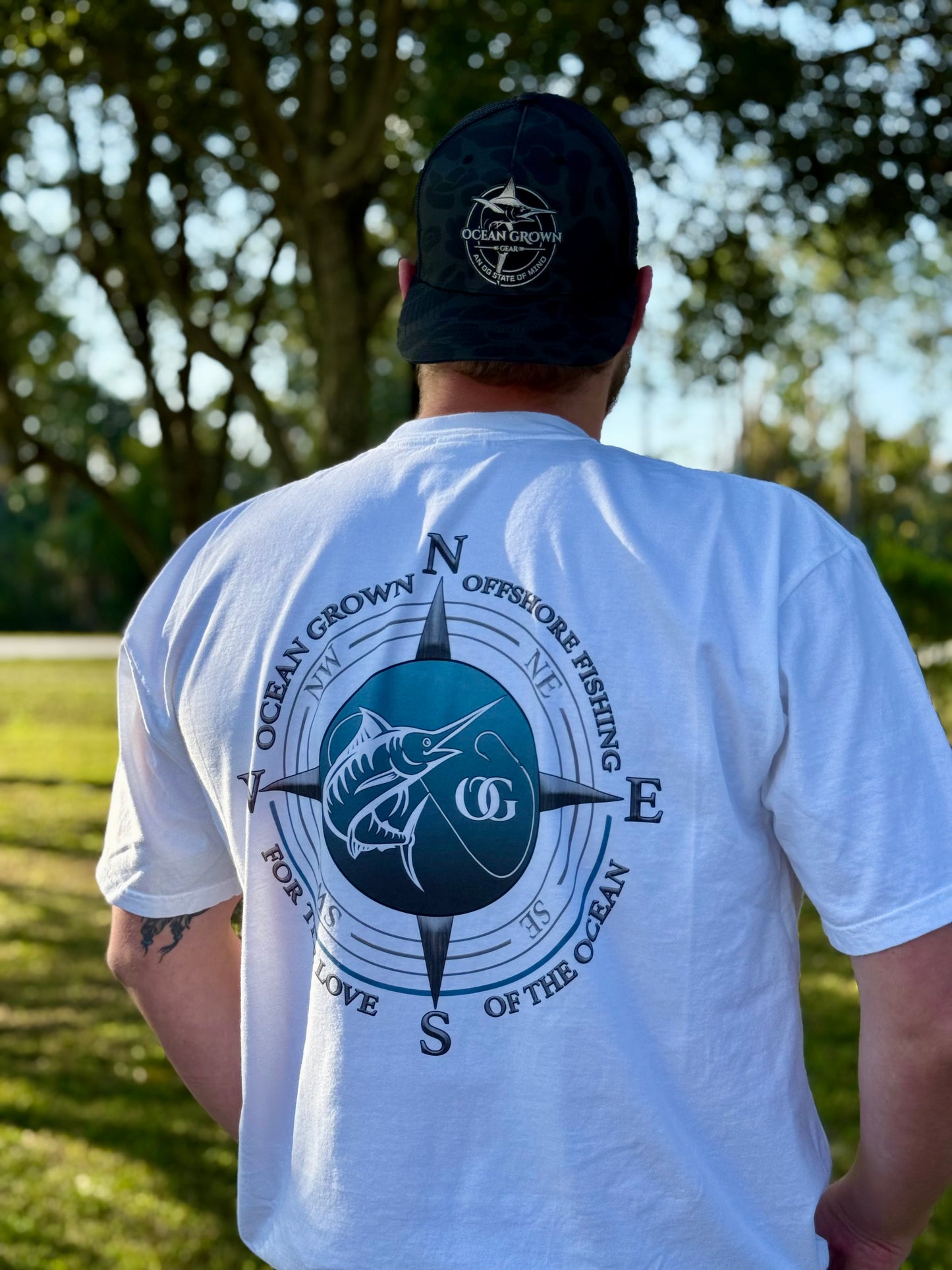 Deep Sea Black Camo Marlin Hat