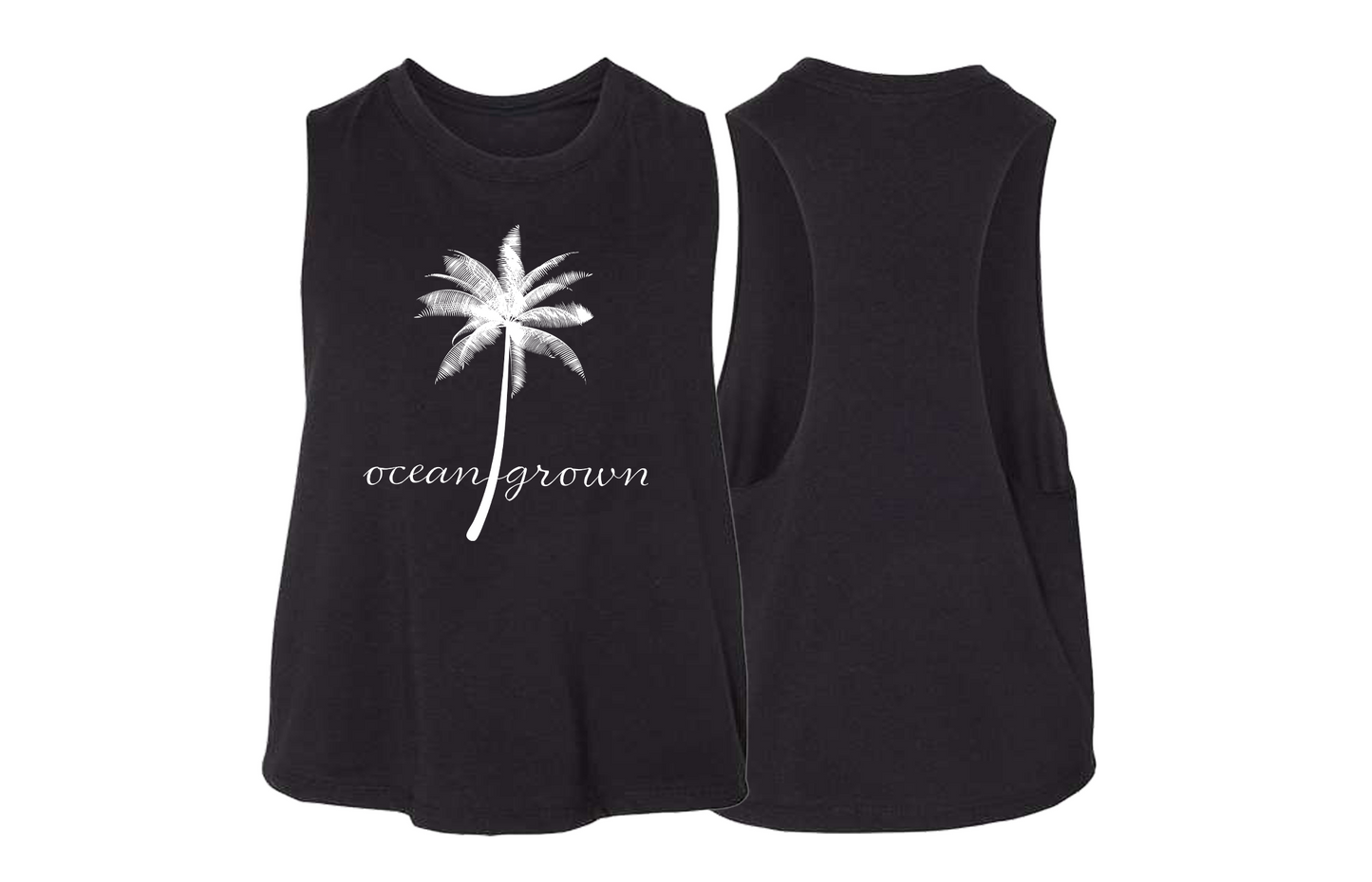 Palm Tree Crop Tank