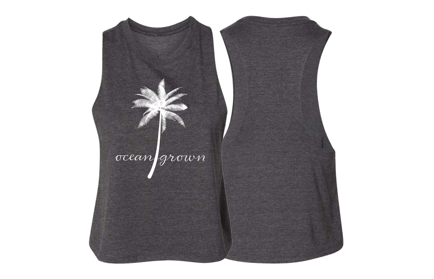 Palm Tree Crop Tank