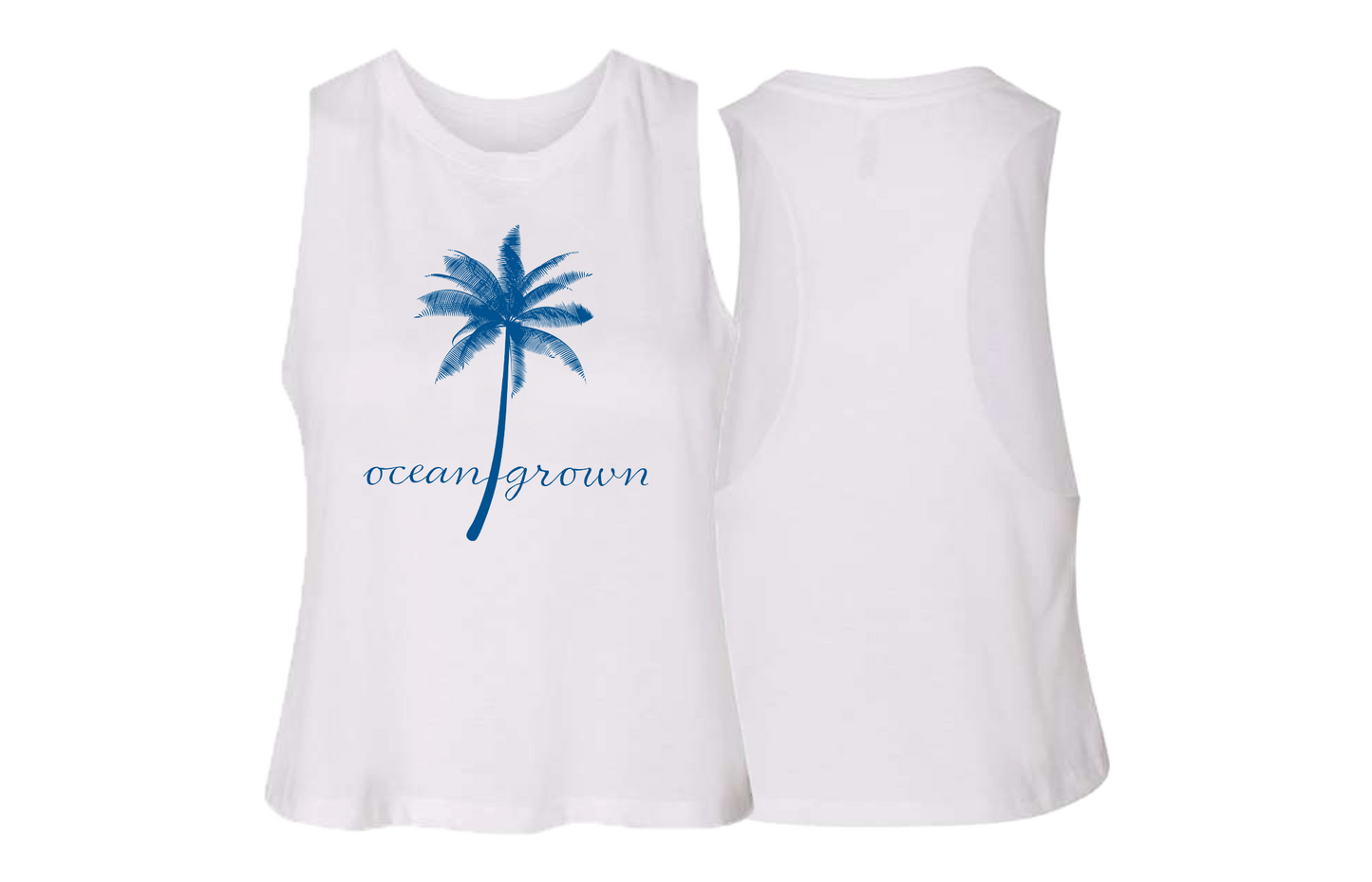 Palm Tree Crop Tank