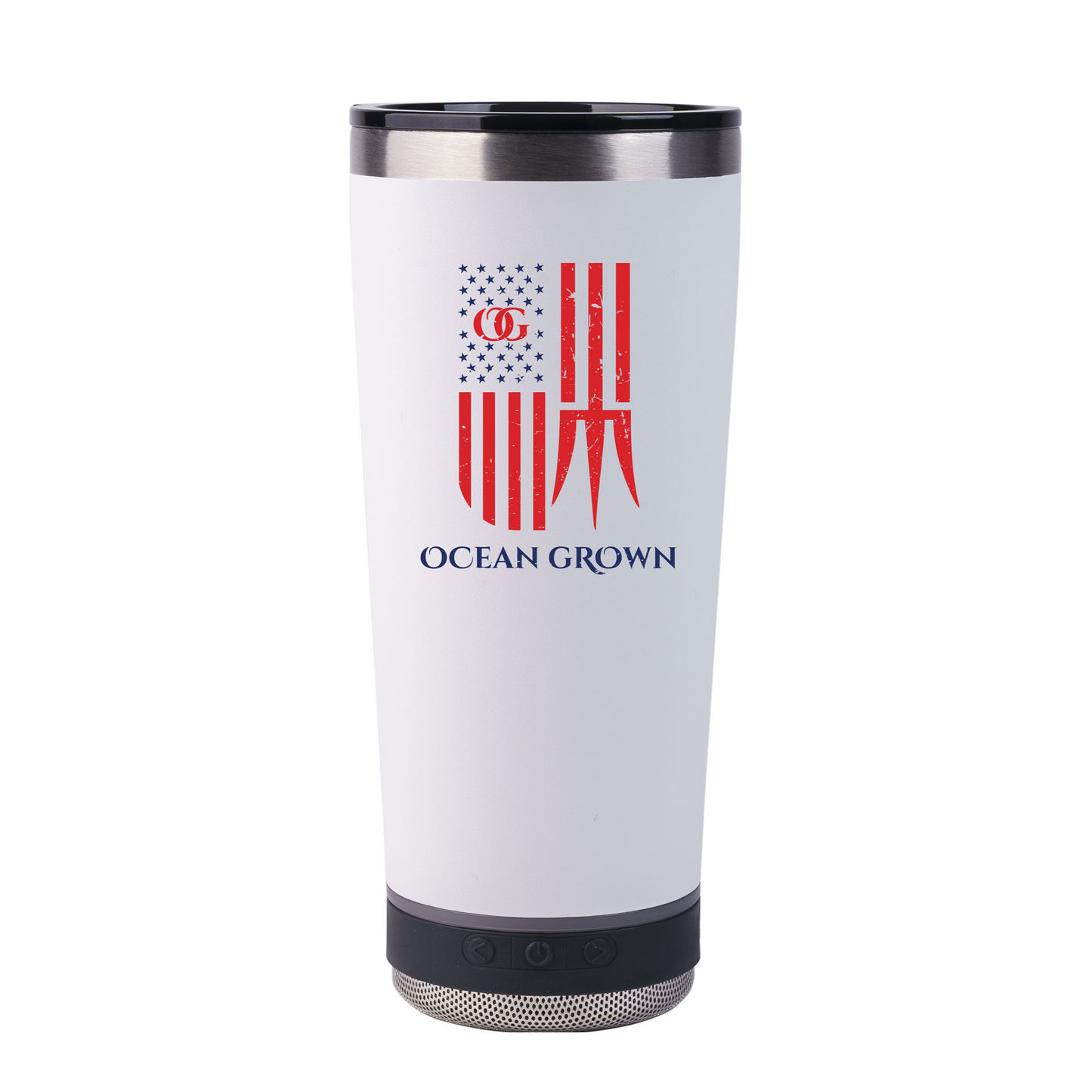 Trident & Stripes Bluetooth Speaker Tumbler