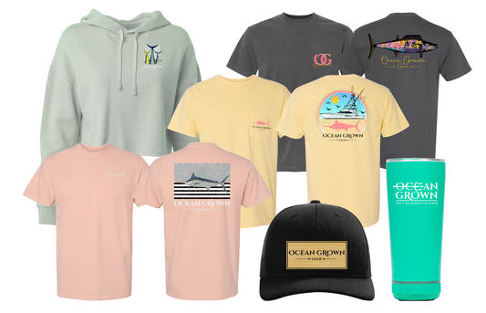 Women's Fish Tails Crop Hoodie Gift Bundle