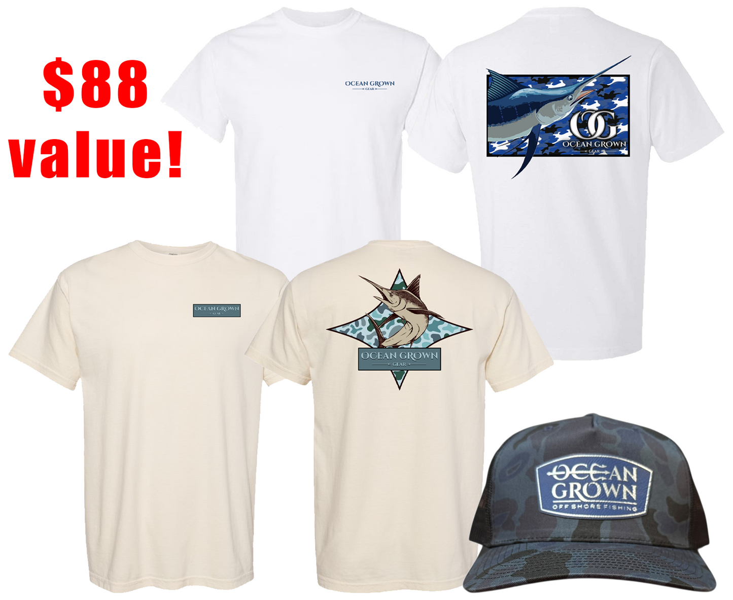 Mens Blue Camo Gift Bundle