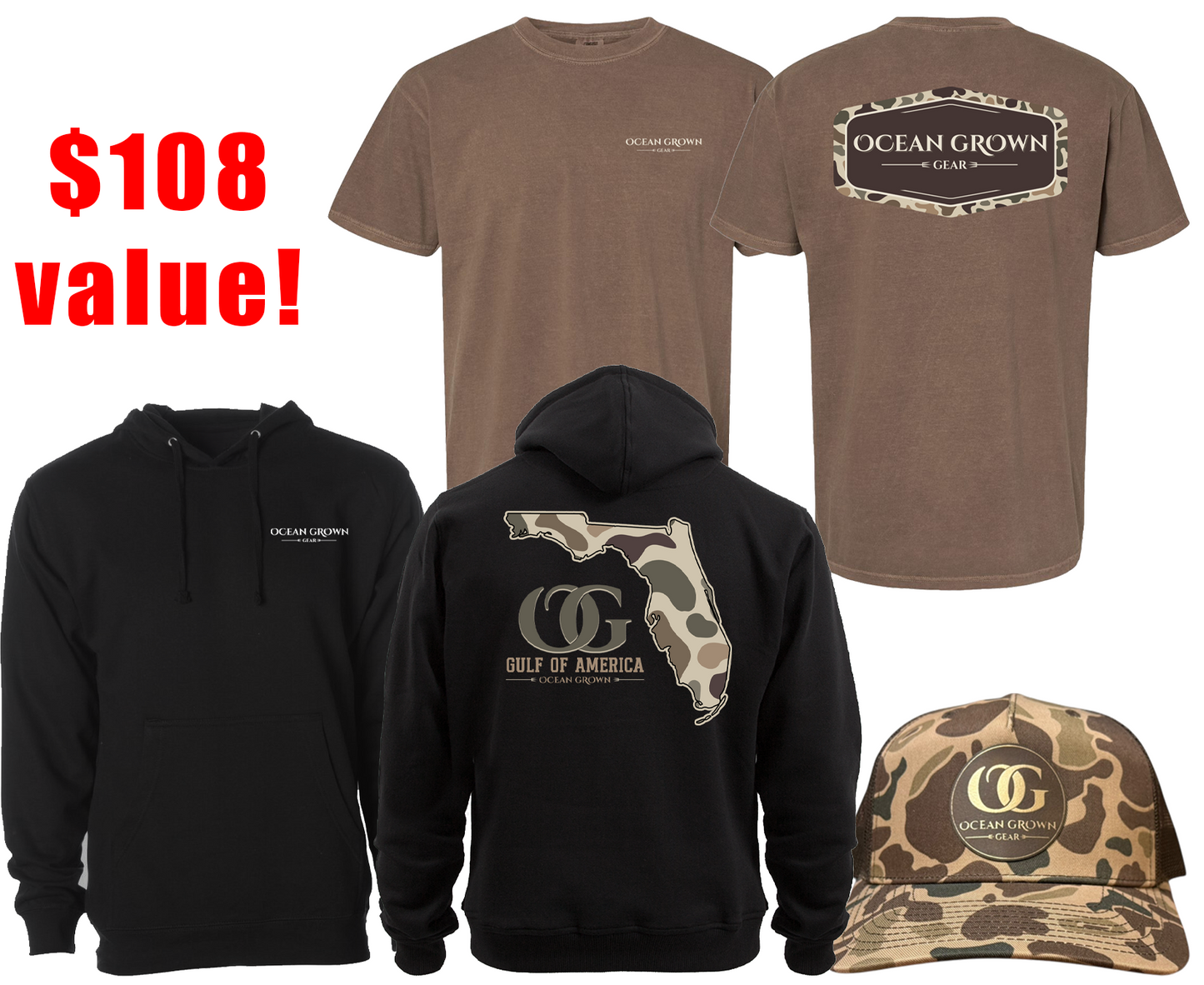 Mens Camo Hoodie Bundle