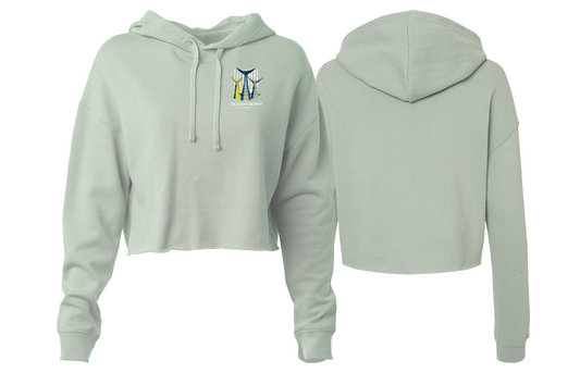 Fish Tails Crop Hoodie