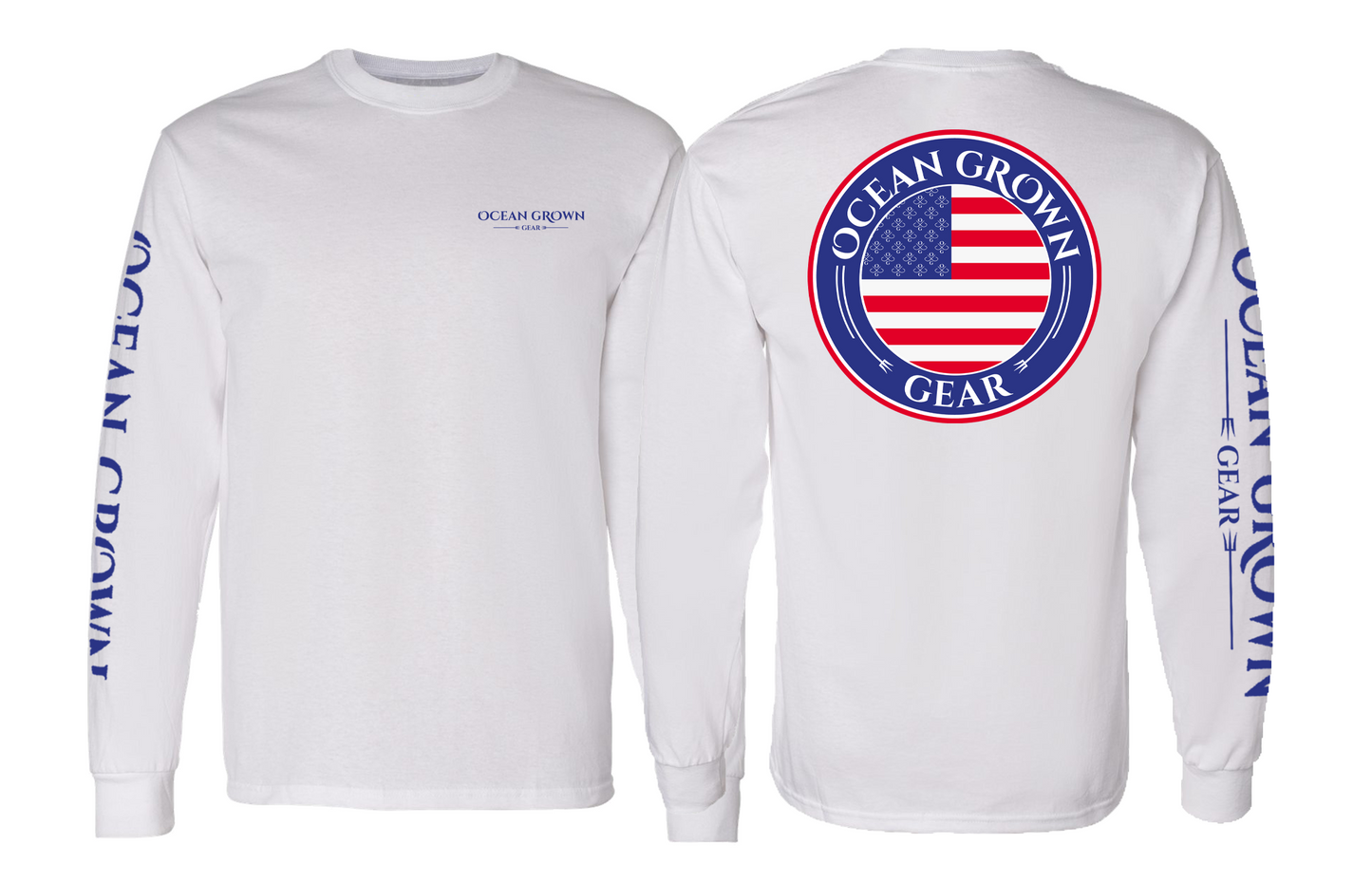 Ocean Grown Circle Flag